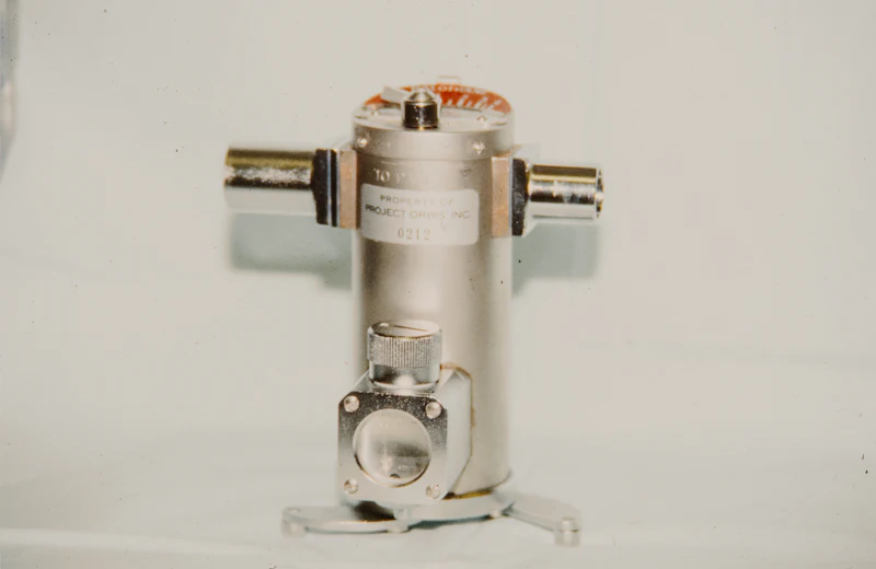 RO membrane housing removed for replacement